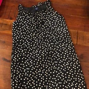 Black and white polka dot dress Size small 6/7
